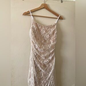 Amazon Cream Lace Dress